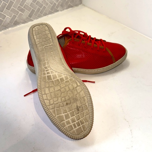 Rockport red leather shoes, size 8.5 - Picture 4 of 6